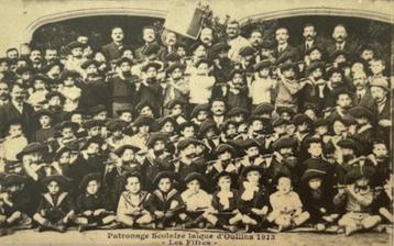 Postkaart 1913 muziekklas Oullins beschikbaar voor biedingen