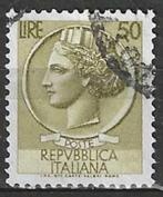 Italie 1955/1960 - Yvert 717B - Munt van Syracus (ST), Verzenden, Gestempeld