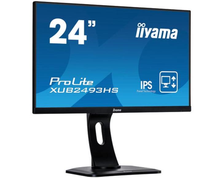 iiyama ProLite 24” Full HD Monitor (IPS, Pivot), Computers en Software, Monitoren, Nieuw, 61 t/m 100 Hz, DisplayPort, HDMI, VGA