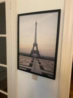 Poster „Tour Effeil” reproductie zwart ingelijst 50X70 cm, Verzamelen, Posters, Ophalen, Rechthoekig Staand, Met lijst, Deurposter of groter