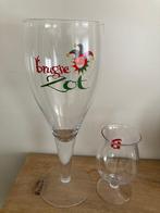 Drie liter glas brugse zot, Nieuw, Ophalen of Verzenden, Bierglas