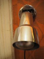 Vintage chroom wandlampje, spot uit de 1980s, Ophalen of Verzenden, Zo goed als nieuw, Metaal, Mid-century