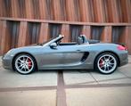 Porsche Boxster 981 265PK Leder Navi Handbak PDC Dealer 20”, Auto's, Te koop, 2709 cc, Zilver of Grijs, Benzine