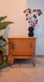 Vintage midcentury nachtkastje sidetable bijzet, Ophalen of Verzenden, Zo goed als nieuw