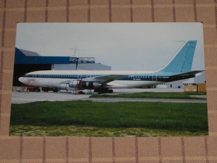 1 Foto AirXport (Ex-Conair) Boeing 720-051B TF-AYA, Verzamelen, Luchtvaart en Vliegtuigspotten, Verzenden