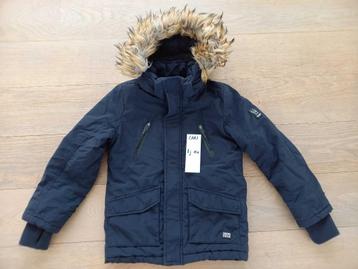 Winterjas donkerblauw merk CARS JEANS 8 jaar afritsbare kap beschikbaar voor biedingen