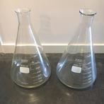 Erlenmeyers - 5000 ml Schott Duran, Ophalen, Zo goed als nieuw