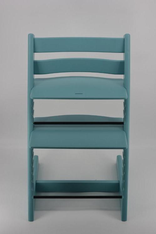 Stokke Tripp Trapp Turqoise – Refurbished nieuw model, Kinderen en Baby's, Kinderstoelen, Zo goed als nieuw, Meegroeistoel, Aanschuifbaar