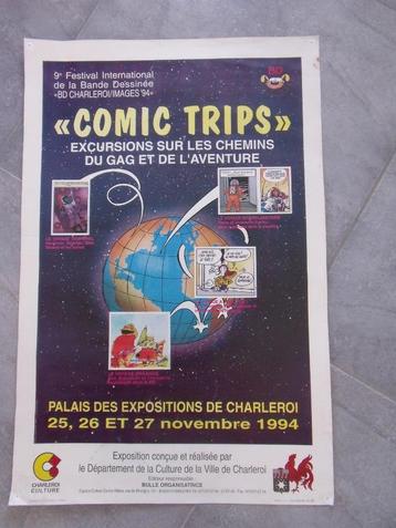 Affiche "Comic Trips" 9è festival de BD Charleroi 1994