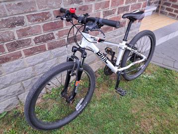 Mountainbike MTB BMC wit zwart  24 inch kind, Fietsen en Brommers, Ophalen, Zo goed als nieuw