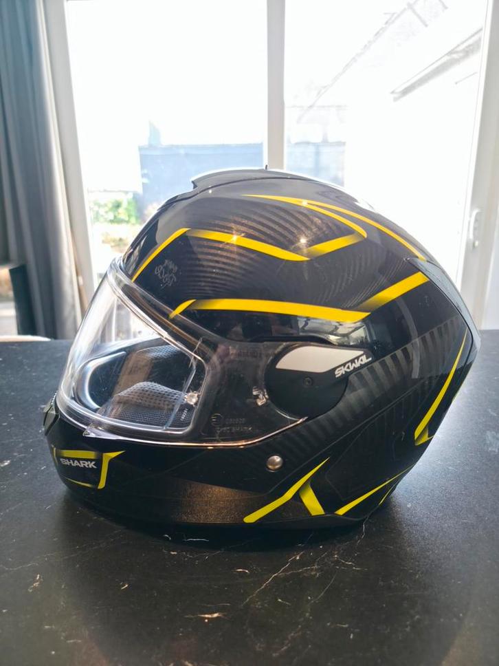 Shark skwal helm met led maat L, Motoren, Kleding | Motorhelmen, Ophalen