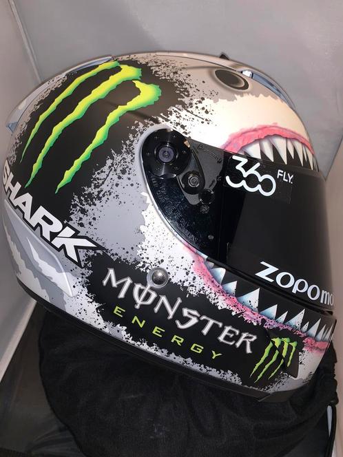 Shark Race R Pro Carbon Lorenzo White Shark Limited Edition, Motoren, Kleding | Motorhelmen, Integraalhelm, L, Shark, Nieuw zonder kaartje