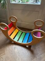 Lunatur - schommel hout klimrek, Ophalen, Gebruikt