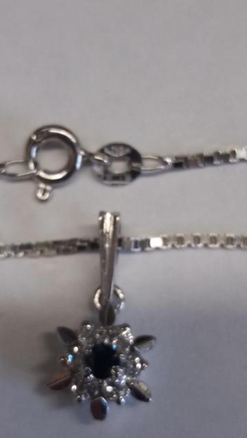 18K witgouden hanger beschikbaar voor biedingen