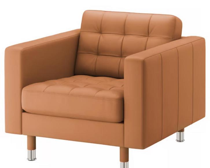 1-zit fauteuil Landskrona (houten pootjes), Huis en Inrichting, Fauteuils, Zo goed als nieuw, Ophalen