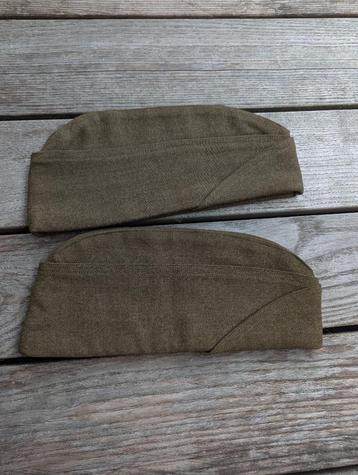 Lot de deux calots troupe us, garrison cap post ww2 beschikbaar voor biedingen