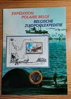 Belgische Zuidpoolexpeditie 1897-1997 postzegel en munt, Verzamelen, Nieuw, Ophalen of Verzenden