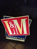 Vintage lichtreclame L&M, Verzamelen, Ophalen of Verzenden, Zo goed als nieuw, Lichtbak of (neon) lamp