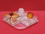 BOHEEMS Glaswerk -art deco -set periode 1930-1940, Ophalen of Verzenden