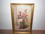 Zeer mooi schilderij op doek - stilleven, Antiek en Kunst, Ophalen of Verzenden