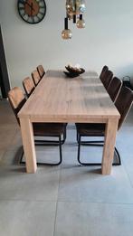 Eettafel en stoelen, Huis en Inrichting, Tafels | Eettafels, Ophalen