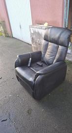 relax in leder, Ophalen, Zo goed als nieuw, Eenpersoons, Leer