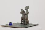 Kunsthandel Gennep - "Hondstrouw", Antiquités & Art, Art | Sculptures & Bois, Enlèvement ou Envoi