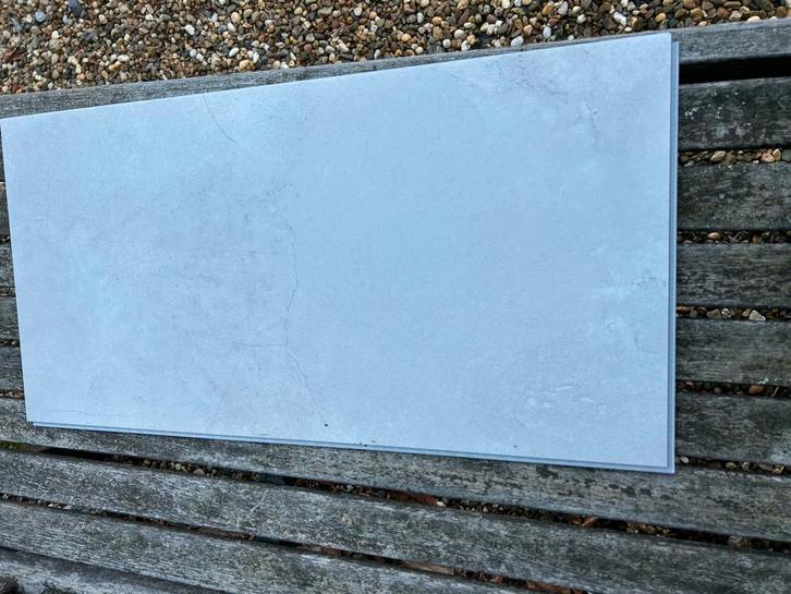 Grijze click systeem vloertegels, Bricolage & Construction, Dalles & Carrelages, Carrelage de sol, Enlèvement