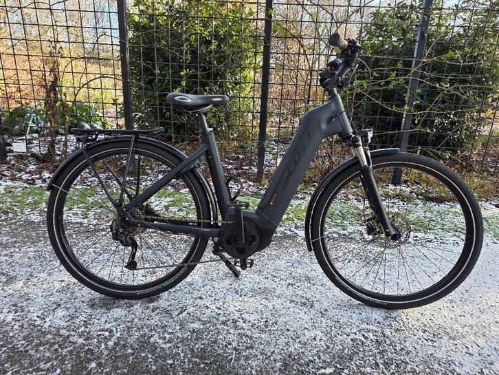 Scott elektrische fiets, Fietsen en Brommers, Elektrische fietsen, Zo goed als nieuw, 50 km per accu of meer, Ophalen