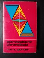 Astrologische chronologie, Boeken, Esoterie en Spiritualiteit, Gorter, Overige typen, Astrologie, Ophalen of Verzenden