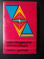 Astrologische chronologie, Livres, Ésotérisme & Spiritualité, Comme neuf, Gorter, Autres types, Astrologie