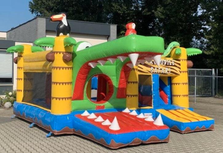 Springkasteel te koop, Hobby & Loisirs créatifs, Articles de fête | Location, Comme neuf, Enlèvement