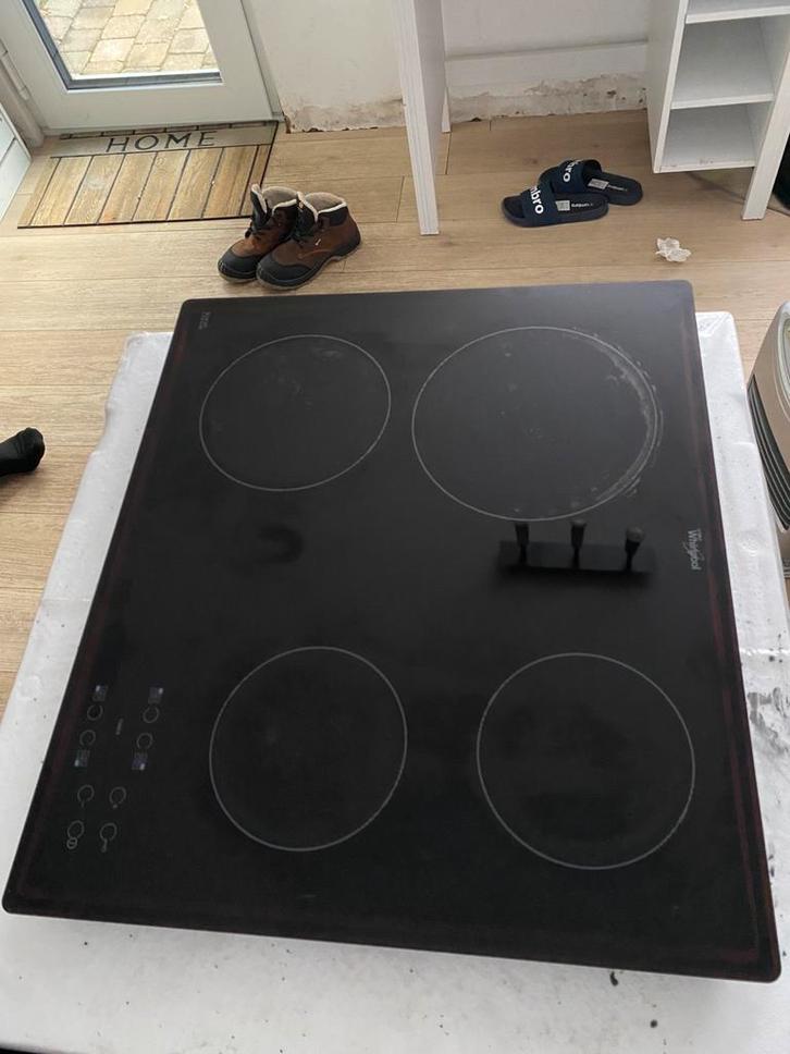 elektrische kookplaat Whirlpool, Electroménager, Tables de cuisson, Comme neuf, Enlèvement