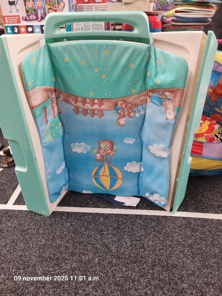 matelas à langer en bac, Enfants & Bébés, Bains & Soins, Comme neuf, Coussin à langer, Autres marques, Enlèvement ou Envoi