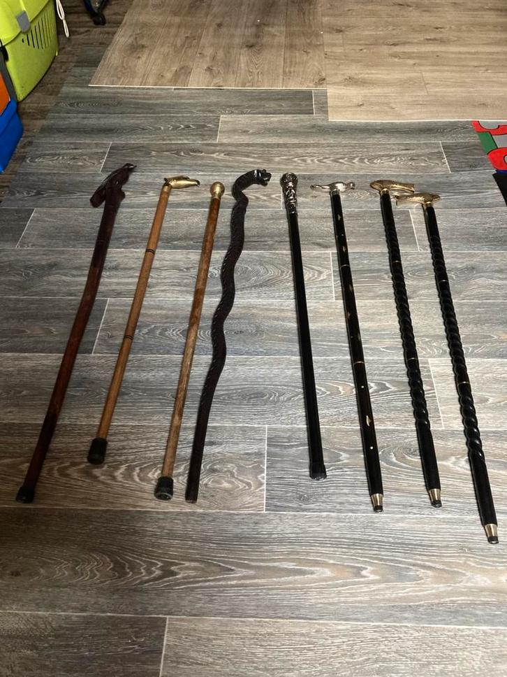 8 prachtige wandelstokken superaanbieding, Diversen, Wandelstokken, Gebruikt, Ophalen