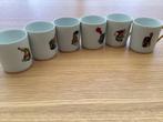 Porcelaine d’Aquitaine - setje van 6, Verzamelen, Porselein, Kristal en Bestek, Ophalen of Verzenden, Zo goed als nieuw