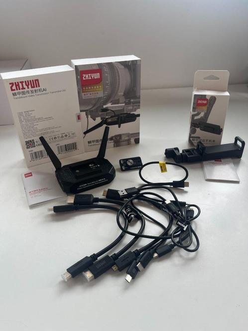 Zhiyun Video Transmitter (AI) + Phone mount, Audio, Tv en Foto, Fotografie | Statieven en Balhoofden, Zo goed als nieuw, Overige typen