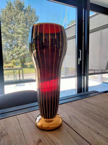 1930s 40s Art Deco stijl vaas glas beschikbaar voor biedingen