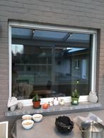 Wit raam in pvc met dubbel glas met pvc rolluik, Ophalen