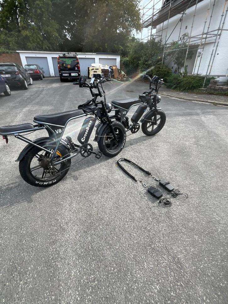 2x fatbike ouxi v8 pro (crossboss) 3.0, Fietsen en Brommers, Elektrische fietsen, Zo goed als nieuw, Ophalen