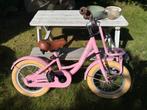 Meisjesfiets 14 inch, Puck, Fietsen en Brommers, Fietsen | Kinderfietsjes, Ophalen, Gebruikt, Zijwieltjes