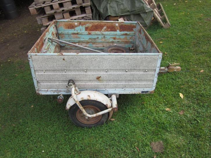 ancienne petite remorque à bagage à restaurer, Auto diversen, Aanhangwagen-onderdelen, Gebruikt, Ophalen