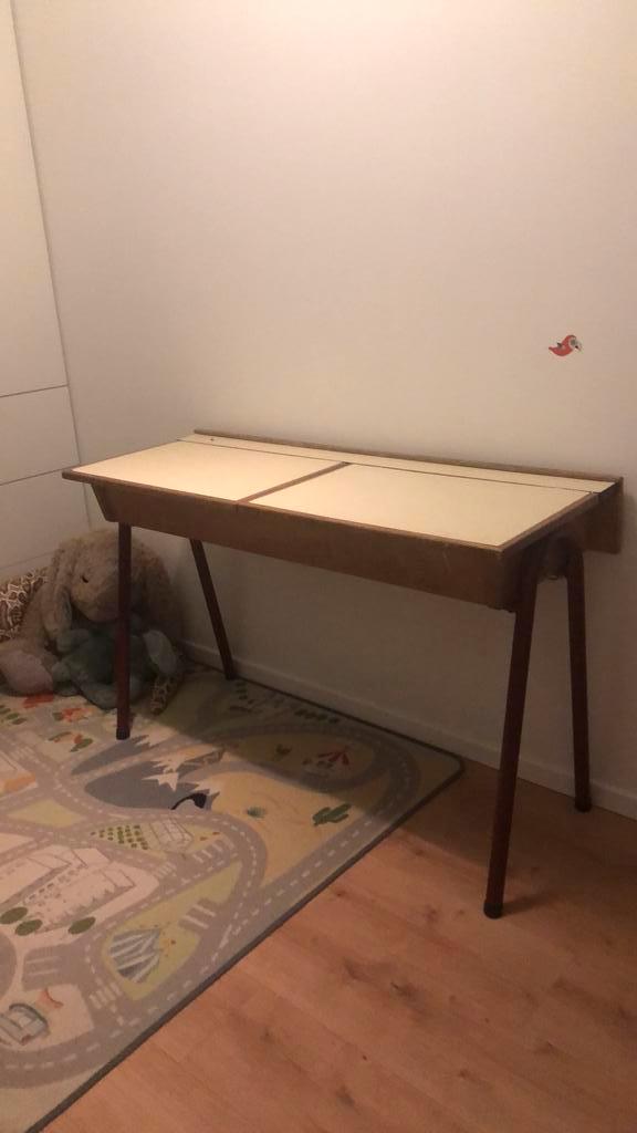 Vintage kinder bureau, Huis en Inrichting, Bureaus, Gebruikt, Bureau, Ophalen
