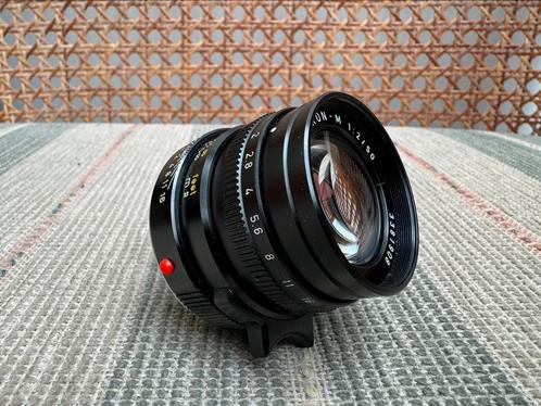 Prachtige Leica Summicron 50mm 2.0 Version 4 Focusing Tab V4, Audio, Tv en Foto, Foto | Filters, Zo goed als nieuw, Ophalen of Verzenden