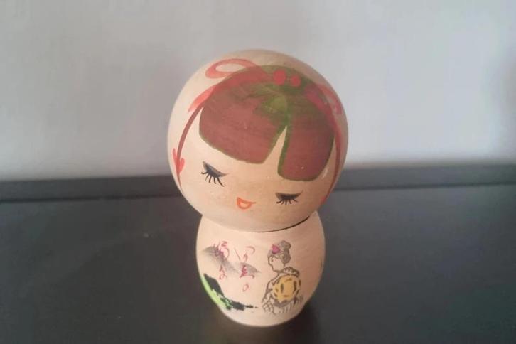 Schattige Sosaku Kokeshi, Antiek en Kunst, Kunst | Beelden en Houtsnijwerken, Verzenden