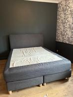 Boxspring Dunvik IKEA 160x200 sans matelas, Ophalen, Gebruikt, Tweepersoons, Bedbodem