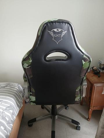 Gaming stoel gxt legerprint, Huis en Inrichting, Bureaustoelen, Ophalen, Nieuw, Gaming bureaustoel, Bureaustoel
