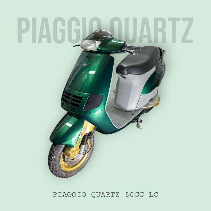 PIAGGIO QUARTZ 50CC LC MAARLIEFST 3200KM + CUSTOM KAPPEN, Fietsen en Brommers, Scooters | Piaggio, Gebruikt, Overige modellen