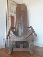 Handgemaakte houten troonstoel, Antiek en Kunst, Ophalen