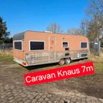 Caravan 7m 6 slaapplaatsen Badkamer toilet werfkeet camping, Doe-het-zelf en Bouw, Bouwketen en Schaftketen, Ophalen